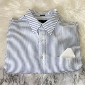 J. Crew | Tailored Fit button down striped shirt L